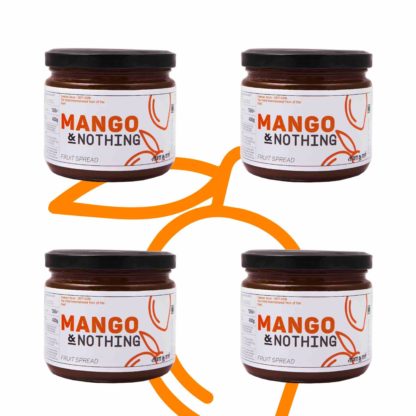 A pure mango quartet mango nothing 400g x4